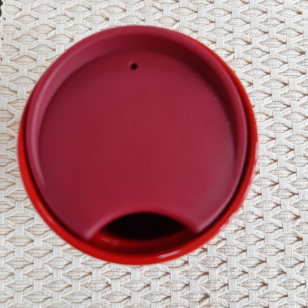 Starbucks Holiday Red Striped Ceramic Tumbler - Picture 3 of 6